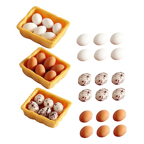 Alasum Miniatur Puppenhaus Zubehör Set Dollhouse Zubehör Miniatur Eier Modell Set Weiße Und Gemusterte Eier Box Für Mikrolandschaft Und Puppenhaus Zubehör Ideal Für Rollenspiel Und Dekoration Alasum Miniatur Puppenhaus Zubehör Set Dollhouse Zubehör Miniatur Eier Modell Set Weiße Und Gemusterte Eier Box Für Mikrolandschaft Und Puppenhaus Zubehör Ideal Für Rollenspiel Und Dekoration von Alasum