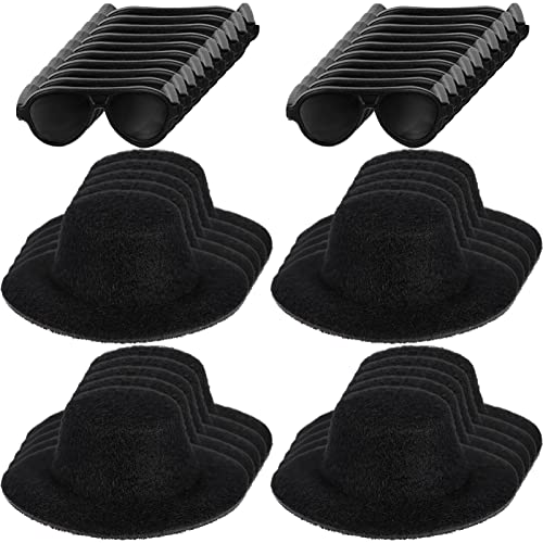 Alasum Mini-hüte Für Puppen Es-Set 40-teilig Miniatur-Hut- Gefälschter Hut Zum Modellieren Basteln Ornament von Alasum