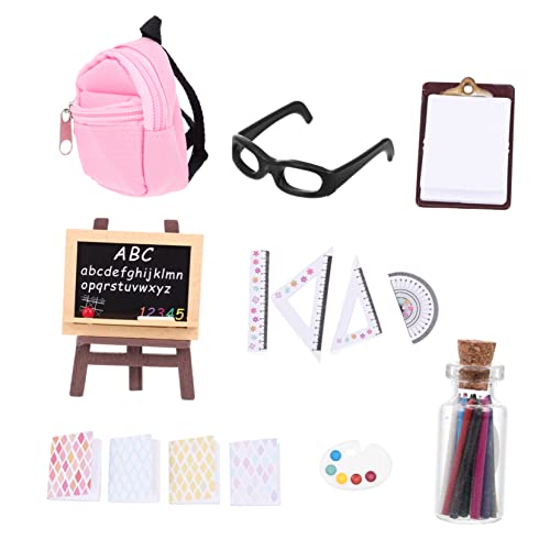 Alasum 1 Satz Schulbag -Modell Kinderspielzeug Miniatur-schulbedarf Miniaturenbuch Stellen Sie Sich Vor, Zu Miniaturspielzeug Interaktives Mini-vorräte Holz Alasum 1 Satz Schulbag -Modell Kinderspielzeug Miniatur-schulbedarf Miniaturenbuch Stellen Sie Sich Vor, Zu Miniaturspielzeug Interaktives Mini-vorräte Holz von Alasum