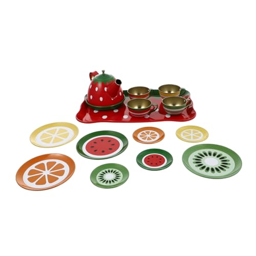 Alasum 1 Satz Simulation von Teeservice-Spielzeugen Modell Nachahmung von Teegeschirr Hausspielzeug Modell Weißblech rot Alasum 1 Satz Simulation von Teeservice-Spielzeugen Modell Nachahmung von Teegeschirr Hausspielzeug Modell Weißblech rot von Alasum