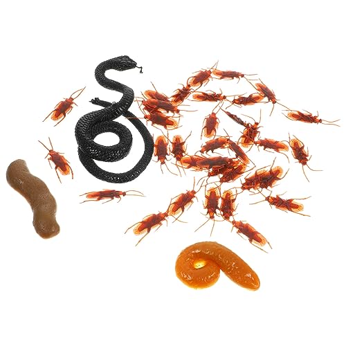 Alasum 1 Satz Streichspielzeug Maske Halloween-Dekorationen Halloween- Kakerlaken Halloween Halloween Toys realistische Nachahmung von Poops gefälscht Figur Plastik von Alasum