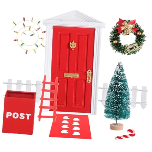 Alasum 10-teiliges Weihnachtsset Miniatur-puppenhaus-Requisiten Für Mädchenspielzeug von Alasum