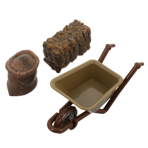 Alasum Rustikales Mini-spielzeugset 3-teilig Mini-Dekoration Simulationswagen Für Jungen Und Mädchen von Alasum