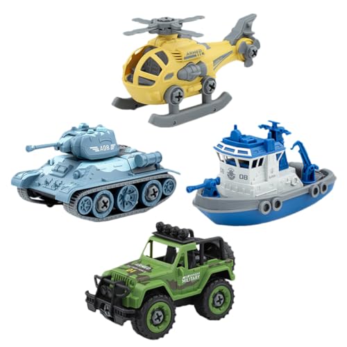 Alasum 1 Satz Zusammengebautes Kriegsschiff-Modell Kinderspielzeug Zusammengebautes Panzerspielzeug Kindergeschenk Desktop-Ornament Modelle Von Kriegsschiffen Plastik von Alasum