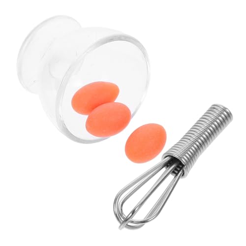 Alasum 1 Satz für kinderspielzeug Modellbau Egg Cups eierbecher Mini-Hausküche Schneebesen Mini-Ei-Modelle Puppenhaus Schneebesen Modell Mini-Backrequisiten Harz von Alasum