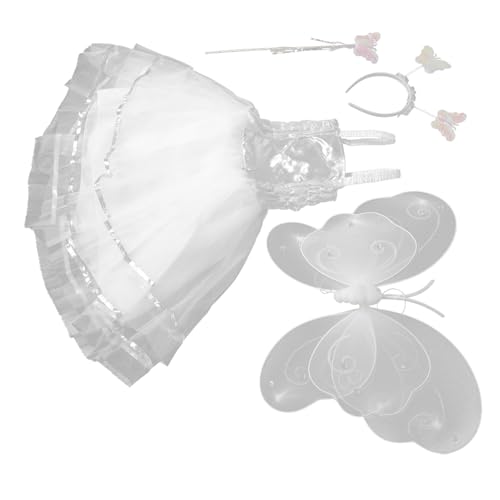 Alasum Jungen Und Mädchen Leistung Outfit Fee Kostüm Schmetterlingsflügel Prinzessin Kleid Bühnenanzug Alasum Jungen Und Mädchen Leistung Outfit Fee Kostüm Schmetterlingsflügel Prinzessin Kleid Bühnenanzug von Alasum