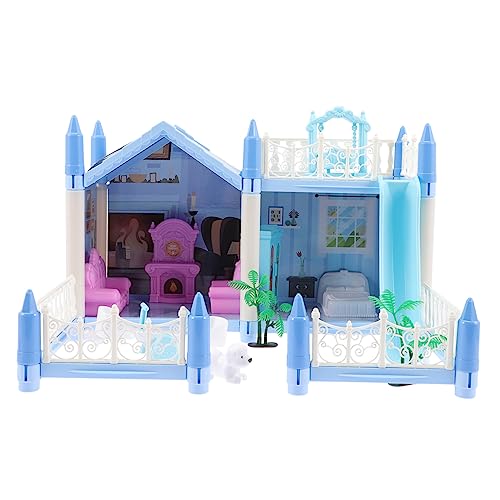 Alasum Pädagogisches Modell Kit Puppenhaus Für Mädchen 5 Jahre Alt Geburtstagsgeschenk Spielzeug Für Mädchen Miniatur Kit Puzzle Villa Set von Alasum