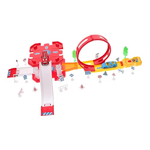 Alasum 1 Set Gleisfahrzeug Feuerwehr Truck Mit Gleis Pädagogisches Lernspielzeug Für Interaktives Für Kleinkinder Alasum 1 Set Gleisfahrzeug Feuerwehr Truck Mit Gleis Pädagogisches Lernspielzeug Für Interaktives Für Kleinkinder von Alasum