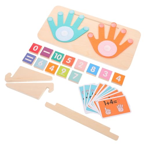 Alasum 1 Set Lernspielzeug Mit Zahlen Für Kleinkinder, Fingerzähl-mathematikspielzeug Für Mathematik, Manipuliert Das Lehren Von Spielzeugen Für Die Früherziehung Von Kindern Und von Alasum