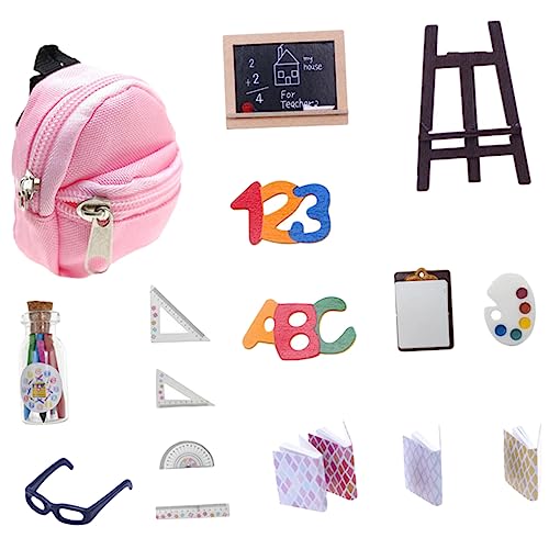 Alasum 1 Set Miniatur Puppenrucksack Mit Schulbedarf Miniatur Bücher Und Zubehör Für Puppenhaus Für Und Rollenspiele Ideal Für Kreatives Alasum 1 Set Miniatur Puppenrucksack Mit Schulbedarf Miniatur Bücher Und Zubehör Für Puppenhaus Für Und Rollenspiele Ideal Für Kreatives von Alasum