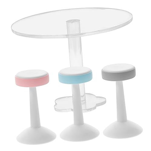 Alasum 1 Set Puppenhaustisch Und Stühle Esszimmertisch Runder Tisch Das Tischstühle Stuhl Für Tische Puppenhausmöbel Kleine Hausmöbel Mini Stuhl Aus Kunststoff Alasum 1 Set Puppenhaustisch Und Stühle Esszimmertisch Runder Tisch Das Tischstühle Stuhl Für Tische Puppenhausmöbel Kleine Hausmöbel Mini Stuhl Aus Kunststoff von Alasum
