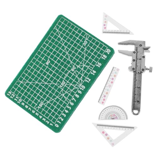 Alasum Miniatur-lineal-Modell Winziges Lineal-Set Matte Mini-schulspielzeug Mini- -zubehör Für Jungen Und Mädchen Zum Spielen von Alasum