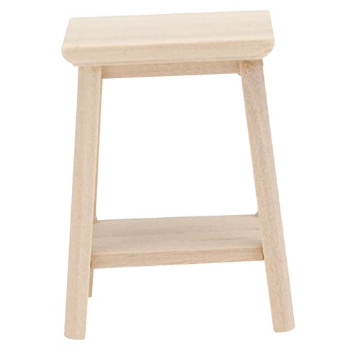 Alasum 1stück Mini Möbel Modell Holzstuhl Für Puppenhaus Dekoration Miniatur Hocker Mit Feiner Verarbeitung Für Mini-Haus-szenen Und Fotografie Requisiten Alasum 1stück Mini Möbel Modell Holzstuhl Für Puppenhaus Dekoration Miniatur Hocker Mit Feiner Verarbeitung Für Mini-Haus-szenen Und Fotografie Requisiten von Alasum