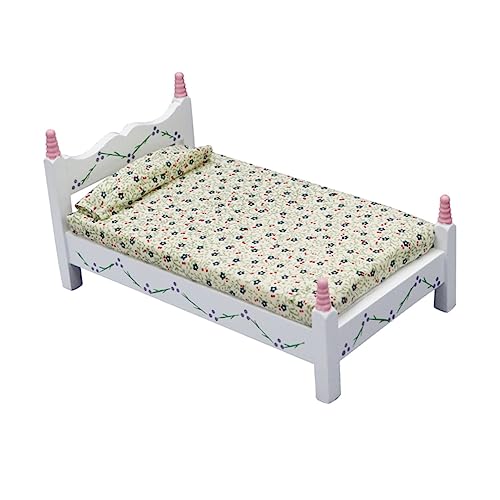 Alasum 1stück Mini Haus Bett Modell Für Puppenhaus Miniatur Einzelbett Mit Feiner Verarbeitung Für Kreative Spielumgebungen Für Kinderzimmerdekoration Und Rollenspiel Alasum 1stück Mini Haus Bett Modell Für Puppenhaus Miniatur Einzelbett Mit Feiner Verarbeitung Für Kreative Spielumgebungen Für Kinderzimmerdekoration Und Rollenspiel von Alasum