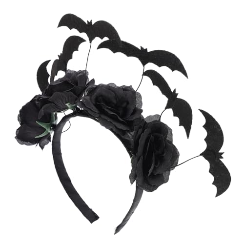 Alasum 1 Stück Fledermaus Stirnband Halloween-Fledermaus Halloween-Kostüme für Frauen Halloween -Dekorationen Halloween-Kopfschmuck Halloween-Stirnbänder Plastik Schwarz von Alasum