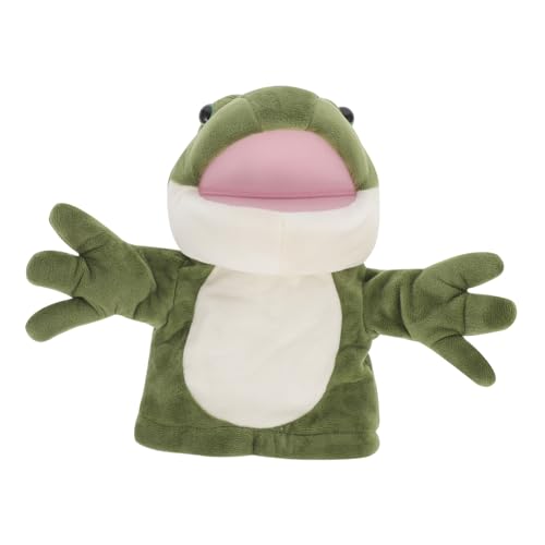 Alasum 1 Stück Frösche Handpuppe interaktives Puppen Hand Puppet Kindergeburtstagsgeschenk Frog Handpuppe für Geschichte Handpuppe Plüsch Green von Alasum