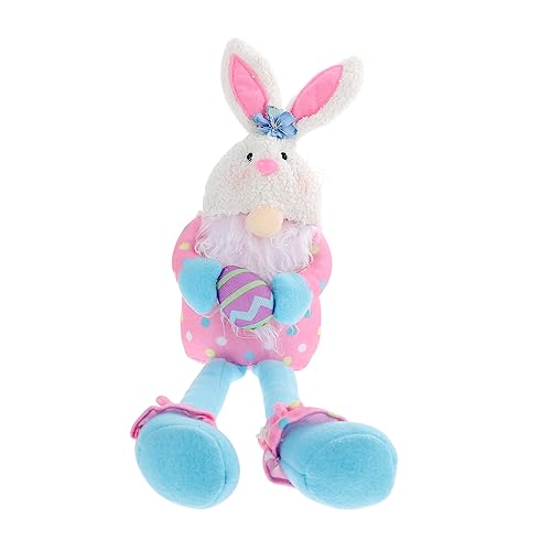 Alasum 1 Stück Kaninchen Ornament Stoffhase Tier Kinderspielzeug B Langbeiniger Hase Ornament Cartoon Häschen Kaninchenpuppe Party Requisite Stoffkaninchen Langbeiniger von Alasum