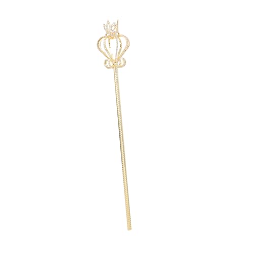 Alasum 1 Stück Kleiderstock Halloweenkostüm Für Zauberstab Requisite Feenstab Stick-fee Kostüm Hexenstab Dekorativer Spazierstock Party Kupfer Golden von Alasum