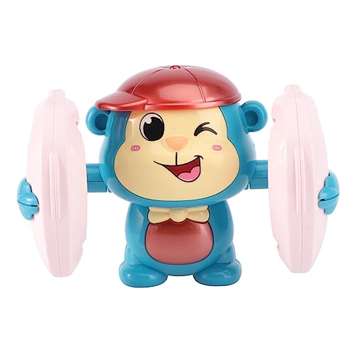Alasum 1 Stück Mädchen Krabbeln Babyspielzeug Cartoon Taumelaffe Lustiges Kinderspielzeug Taumelaffe Cartoon Kinderspielzeug Blau Elektronische Komponente von Alasum
