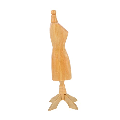 Alasum 1 Stück Puppen Modell Halter Mannequin Mini Puppe Steht Männchen Schaufensterpuppen Puppenhausdekoration Schaufensterpuppe nähen dekoratives Kleidungsmodell Kleidermodell Birke von Alasum