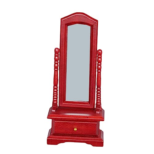 Alasum 1 Stück Schubladenmodell-Schmuck holzspielzeug für Decor Hausmodell Mini-Möbeldekor Puppenhaus-Miniatur-Ornament Mini-Verzierung Mini-Dekoration Birke rot von Alasum