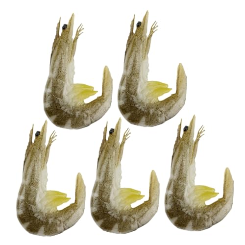 Alasum 10 STK künstliche Garnelen Modell mit gekochten Garnelen Simulation Fischfleisch Mini- Garnelenfutter Hausdekoration Garnelenmodell Fake-Garnelen- Garnelen-Ornament PVC Alasum 10 STK künstliche Garnelen Modell mit gekochten Garnelen Simulation Fischfleisch Mini- Garnelenfutter Hausdekoration Garnelenmodell Fake-Garnelen- Garnelen-Ornament PVC von Alasum