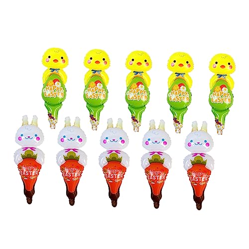 Alasum Cartoon Aufblasbare Stick Prop Set 10 Stück Ostern Aufblasbare Sticks Party Ballon Spielzeug Für Jungen Und Mädchen Alasum Cartoon Aufblasbare Stick Prop Set 10 Stück Ostern Aufblasbare Sticks Party Ballon Spielzeug Für Jungen Und Mädchen von Alasum