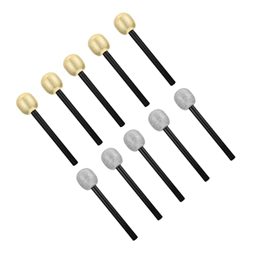Alasum 10 Stück Gefälschte Mikrofon-requisiten Funkeln Halloween Karaoke Mikrofon-modell So Tun, Als Würdest Du Mikrofon Partyzubehör Pe-material Silver von Alasum
