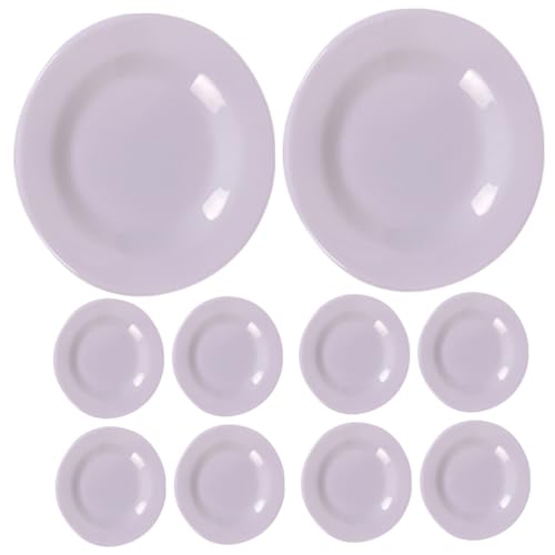 Alasum 10 Stück Imitationsteller Hausspielzeug Weiße Teller Kleine Teller Mini Geschirr Modell Mini Speiseteller Simuliertes Mini Geschirr Miniatur Geschirr Küchenszene Alasum 10 Stück Imitationsteller Hausspielzeug Weiße Teller Kleine Teller Mini Geschirr Modell Mini Speiseteller Simuliertes Mini Geschirr Miniatur Geschirr Küchenszene von Alasum