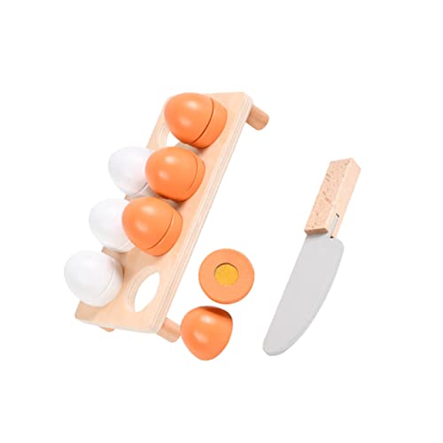 Alasum 10 Stück Küchenspielzeug für kinderküche Kitchen Toys for Party spielzeuge zum Schneiden von Lebensmitteln realistisches Eierspielzeug Holz Alasum 10 Stück Küchenspielzeug für kinderküche Kitchen Toys for Party spielzeuge zum Schneiden von Lebensmitteln realistisches Eierspielzeug Holz von Alasum