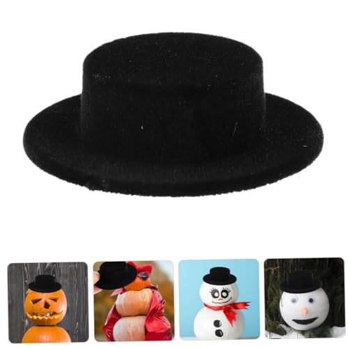 Alasum 10 Stück Teiliges Mini Hüte aus Flockiertem Harz Kleine Handwerksmützen für DIY Bastelarbeiten Miniatur Hüte für Puppen und Weihnachtsdekoration Langlebig und Einfach Anzubringen von Alasum