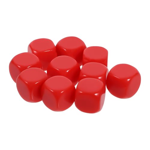 Alasum Unvollendetes Würfelset 10 Stück Acrylwürfel Blank Für Spielwürfel Für Jungen Und Mädchen Party von Alasum