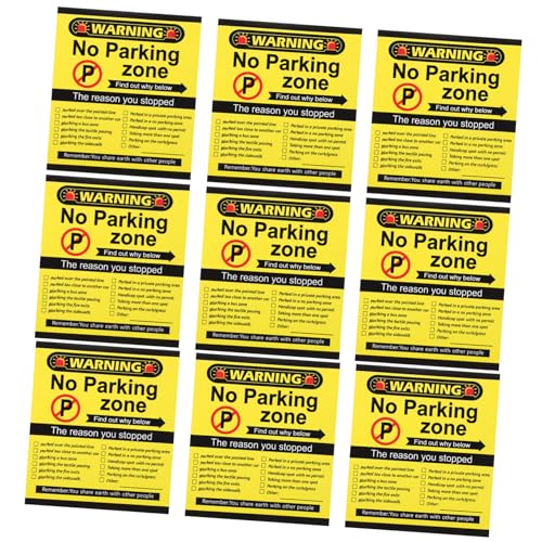 Alasum 100er-pack Humorvolle Karten Zu Parkverstößen – „sie Haben Falsch Geparkt“-hinweise Für Warnschilder Am Auto von Alasum