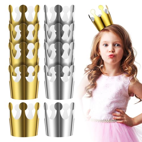 Alasum 10Er-Pack Partykronen Aus Papier – Verstellbare Bänder Und Gummiband Für Kindergeburtstage Foto-Requisiten Partygeschenke In Verschiedenen Farben von Alasum