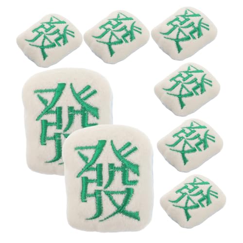 Alasum 10Pcs Bestickte Chinesische Charakter Patches Lucky Mahjong Charakter Abzeichen Luck Lampel Pin Badge Gestickte Verzierungen Für Kleidungszubehör Alasum 10Pcs Bestickte Chinesische Charakter Patches Lucky Mahjong Charakter Abzeichen Luck Lampel Pin Badge Gestickte Verzierungen Für Kleidungszubehör von Alasum