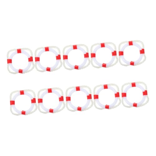 Alasum 10St Mini-Rettungsring hühner kinderknallzeug tiegerbalm red bastelst DIY Floats für Erwachsene Schwimmbecken Mini-Schwimmring-Ornamente Kleiner Schwimmring Plastik rot Alasum 10St Mini-Rettungsring hühner kinderknallzeug tiegerbalm red bastelst DIY Floats für Erwachsene Schwimmbecken Mini-Schwimmring-Ornamente Kleiner Schwimmring Plastik rot von Alasum