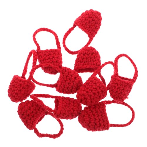Alasum 10 Stück Mini-handtaschen Gestrickte Häkel-Tragetasche Für Puppen Stilvolle Häkeltasche Süße Handgemachte Puppentaschen Häkel-strickgeldbörsen-Set Alasum 10 Stück Mini-handtaschen Gestrickte Häkel-Tragetasche Für Puppen Stilvolle Häkeltasche Süße Handgemachte Puppentaschen Häkel-strickgeldbörsen-Set von Alasum