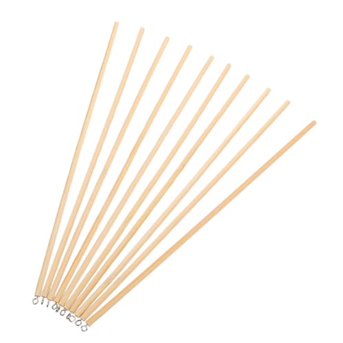 Alasum 10pcs Holzpuppen -kontrollstangen Handpuppen Operatierstock Für Schattenpuppen DIY -holzstock Für Handwerk Puppenarmbewegung Kontrolle von Alasum