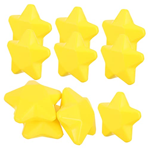 Alasum 10st Stern-schaumkugel Fingerkrafttrainer Handgrifftrainer Handübungsball Muskelentspannende Bälle Rehabilitationsbälle Fitnessgeräte Fingermuskeltrainer Fingergriffkugel Pu Yellow Alasum 10st Stern-schaumkugel Fingerkrafttrainer Handgrifftrainer Handübungsball Muskelentspannende Bälle Rehabilitationsbälle Fitnessgeräte Fingermuskeltrainer Fingergriffkugel Pu Yellow von Alasum
