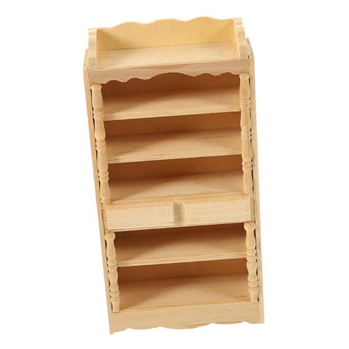Alasum 12 Maßstab Küchenregal Aus Miniatur Wohnaccessoire Für Puppenstuben Und Kleine Szenen Ideal Für Foto Props Und Tiny House von Alasum