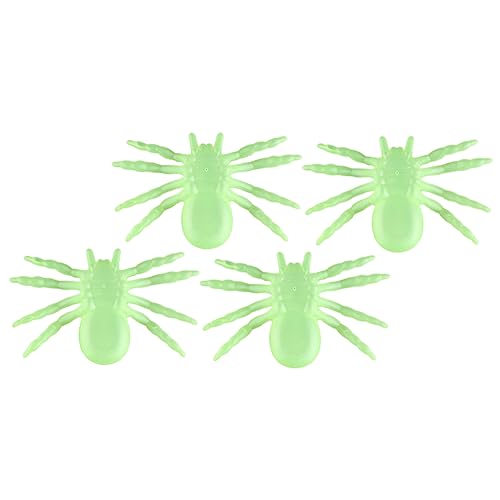 Alasum 12 STK Leuchtende Spinne lustige falsche Spinne Party-Spinnen-Requisite Spielzeuge interessante Spinne Party-Spinnenspielzeug Multifunktion Requisiten Dekorationen von Alasum