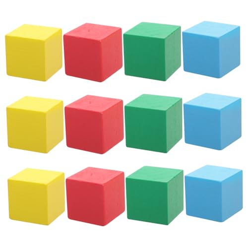 Alasum Blöcke 12 Bausteine Kleine DIY Baumaterialien Holzklötze Lustige Bausteine Farbsortierung Bausteine Alasum Blöcke 12 Bausteine Kleine DIY Baumaterialien Holzklötze Lustige Bausteine Farbsortierung Bausteine von Alasum
