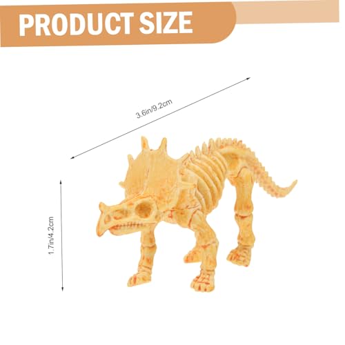 Alasum 12 Stück Teiliges Dinosaurier Skelett Realistisches Lernspielzeug Robust und Geruchsfrei Fördert Praktische Fähigkeiten und Wissen über Dinosaurier Geschenk für Junge Forscher von Alasum