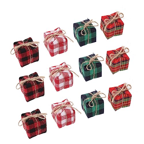 Alasum 12 Stück Teiliges Miniatur Weihnachtsdeko Mini Geschenkboxen aus Langlebige Puppenhaus Ornamente Vielseitige Weihnachtsanhänger für Tisch Baum Party und Alasum 12 Stück Teiliges Miniatur Weihnachtsdeko Mini Geschenkboxen aus Langlebige Puppenhaus Ornamente Vielseitige Weihnachtsanhänger für Tisch Baum Party und von Alasum
