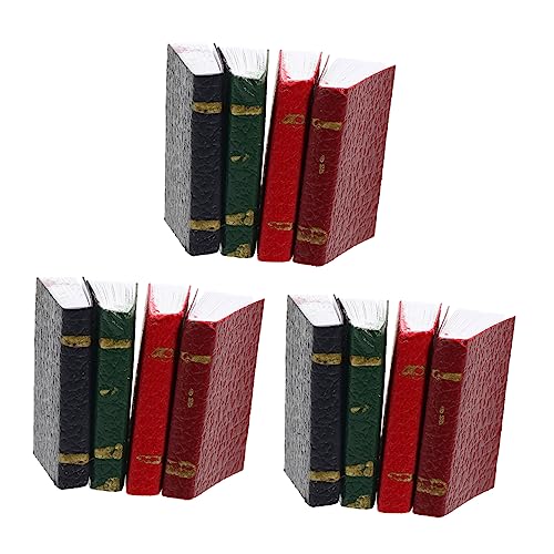 Alasum 12 Stück Teiliges Set Miniatur Bücher Modell Puppenhaus Deko Zubehör für Lebendige Wohnräume Farbige Buchmodelle für Kreative Spielwelten Alasum 12 Stück Teiliges Set Miniatur Bücher Modell Puppenhaus Deko Zubehör für Lebendige Wohnräume Farbige Buchmodelle für Kreative Spielwelten von Alasum