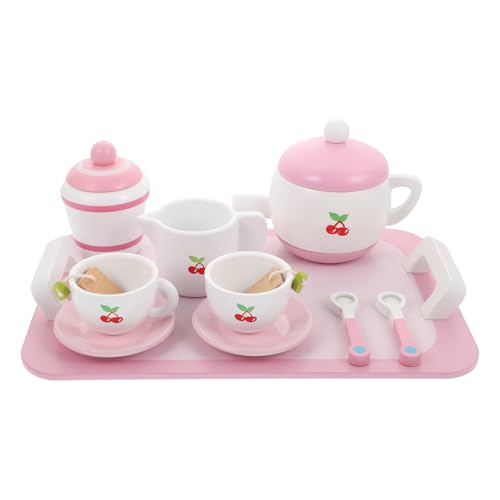 Alasum Spielhausspielzeug Aus Holz 12 Kinderküchen-spielset Teeservice Für Kinder Babyspielzeug Pädagogisches Spielset von Alasum