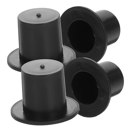 Alasum 120st Mini-kappe Roboterhut Figur Lametta-hüte Verrückter Hut Kleine Hüte Mini-zylinder Schwarz Miniatur Zylinderhut Aus Filz Unisex-fischerhut Zubehör Harz Black von Alasum