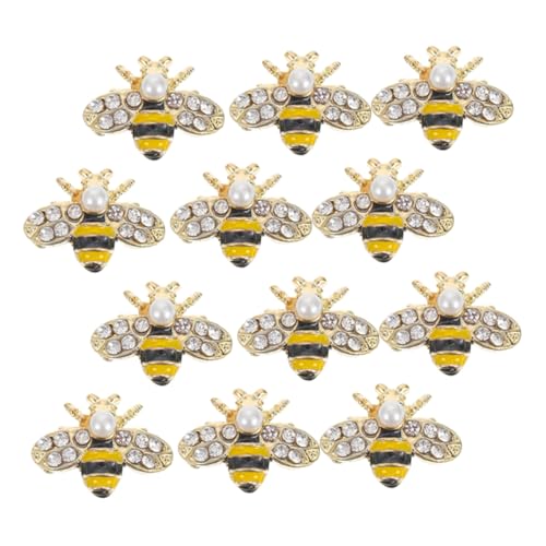 Alasum Bienen-nagel-charms-set 12-teilig Strass-nagel-dekorationen Nagelkunst-zubehör Alasum Bienen-nagel-charms-set 12-teilig Strass-nagel-dekorationen Nagelkunst-zubehör von Alasum