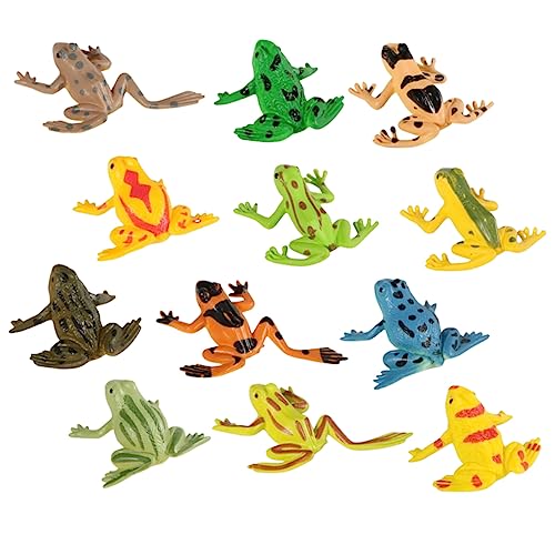 Alasum Plastikfrösche Spielzeug Set 12tlg Realistische Froschfiguren für Jungen und Mädchen Party Favors Frosch Modell Alasum Plastikfrösche Spielzeug Set 12tlg Realistische Froschfiguren für Jungen und Mädchen Party Favors Frosch Modell von Alasum