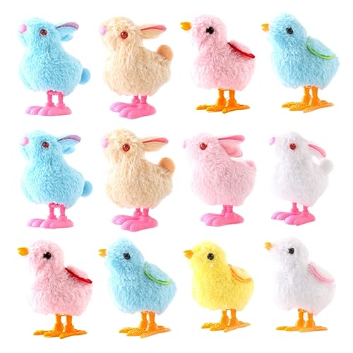 Alasum 12 Stücke Ostern Küken Wind-up Spielzeug Uhrwerk Küken Modell Plüsch Spielzeug Für Kinder Dekorative Requisiten Zufällige Stil Alasum 12 Stücke Ostern Küken Wind-up Spielzeug Uhrwerk Küken Modell Plüsch Spielzeug Für Kinder Dekorative Requisiten Zufällige Stil von Alasum